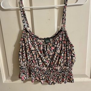 crop top with spaghetti straps